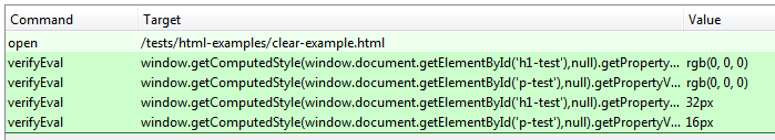 Тестируем CSS в Selenium IDE