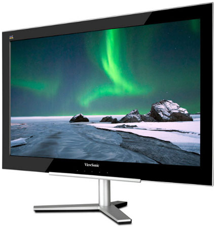 Толщина 24-дюймового монитора ViewSonic VX2460h-LED равна 6,8 мм