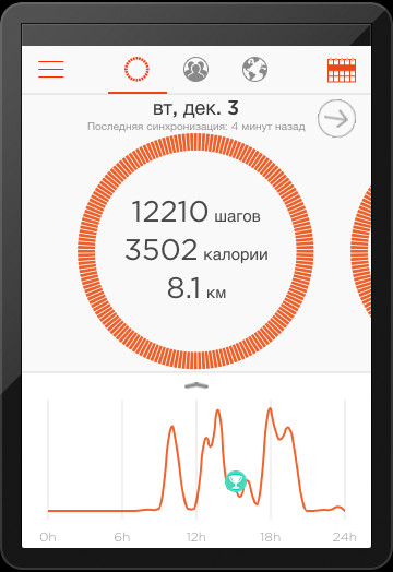 Трекер физической активности Shine