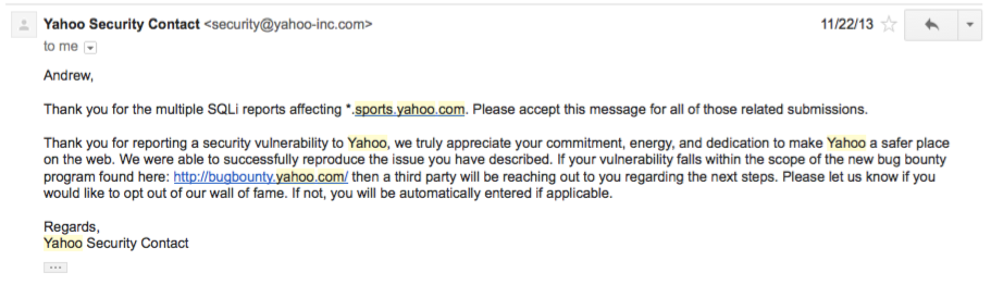 SQLi на *.sports.yahoo.com