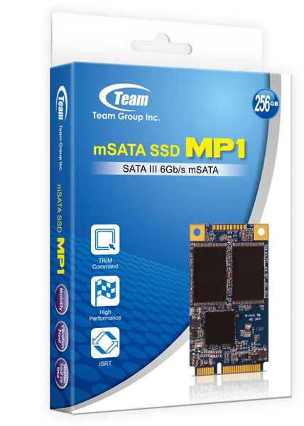Твердотельные накопители Team Group mSATA MP1 выпускаются объемом 64, 128 и 256 ГБ