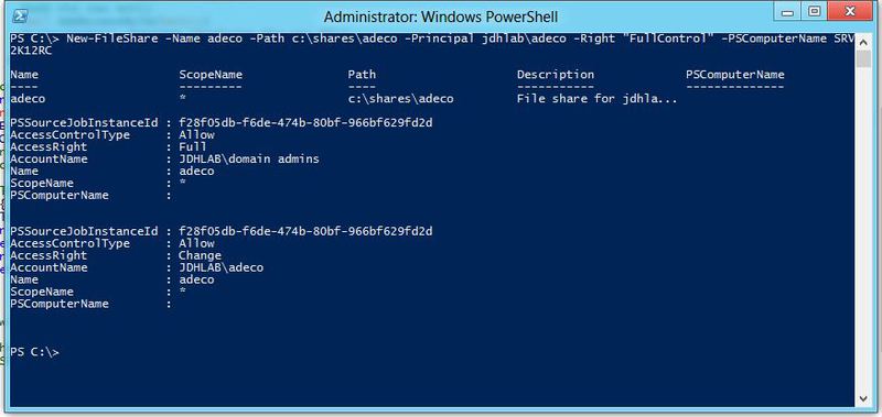 Управляем сетевыми папками с помощью PowerShell