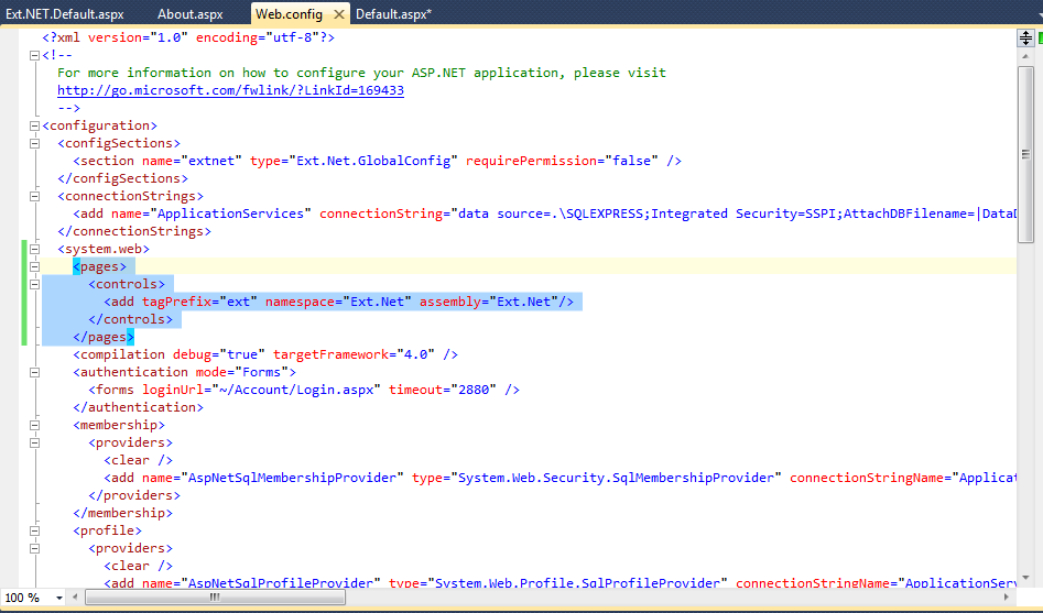 Урок 1. Знакомимся с Ext.NET image