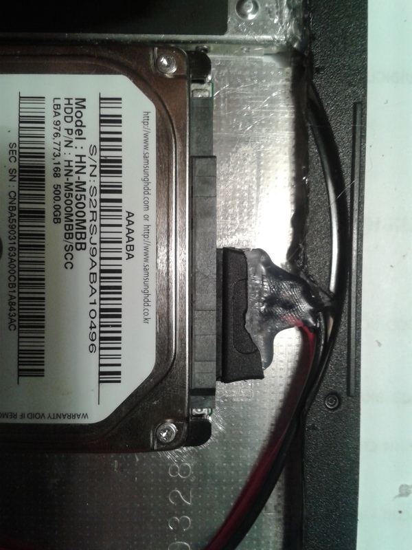 Устанавливаем второй жесткий диск в ноутбук Samsung 300V