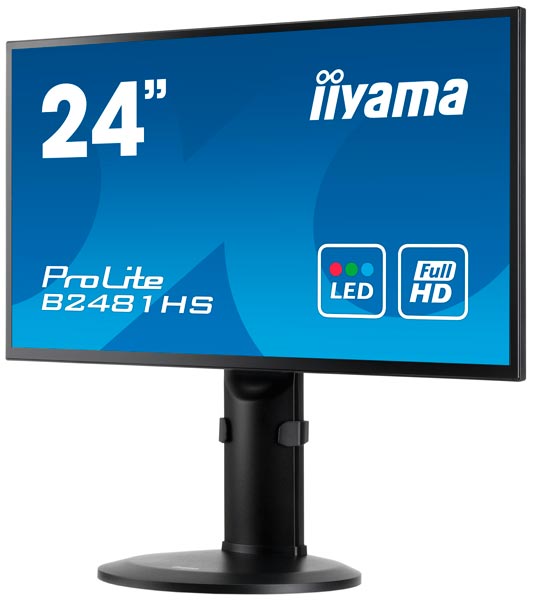 В 24-дюймовых мониторах iiyama ProLite B2481HS и E2481HS используются панели типа TN