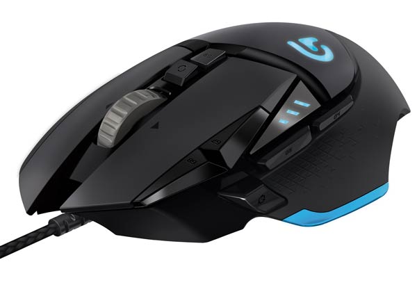 Игровая мышь Logitech G502 Proteus Core имеет проводное подключение