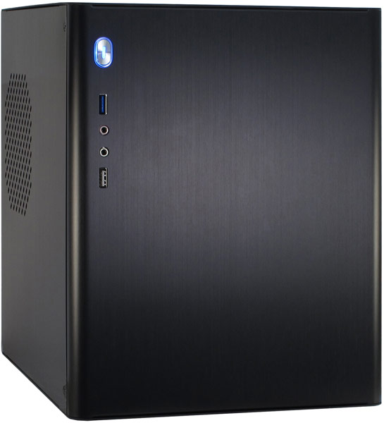 Размеры корпуса Inter-Tech ITX E-D5 Black равны 285 x 222 x 270 мм 