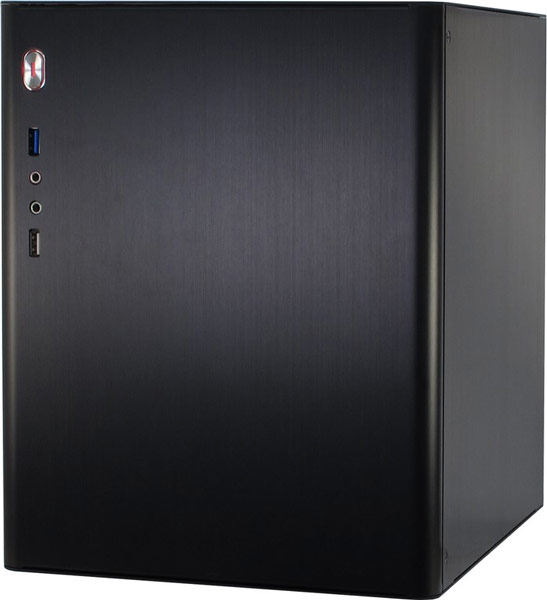 Размеры корпуса Inter-Tech ITX E-D5 Black равны 285 x 222 x 270 мм 