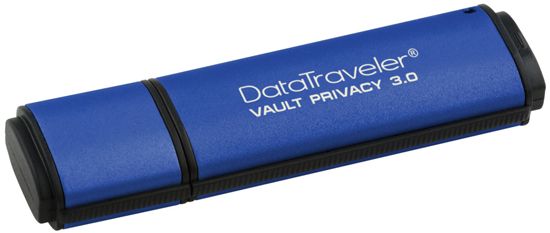 Размеры накопителей Kingston Digital DataTraveler Vault Privacy 3.0  — 78 x 22 x 12 мм