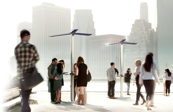 В Нью Йорке создается сеть «солнечных» зарядных станций