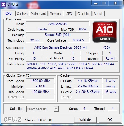 AMD Richland A10-6700