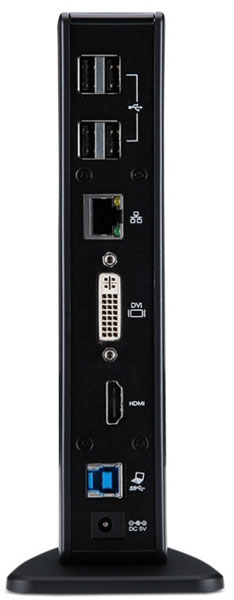 В стыковочной станции Acer с интерфейсом USB 3.0 используется чипсет DisplayLink 