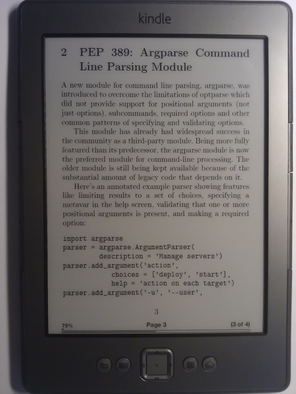 Верстаем PDF для Kindle