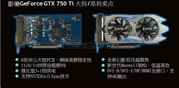 Galaxy GeForce GTX 750 Ti