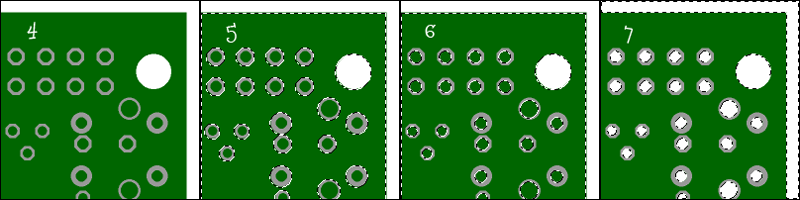 Визуализация платы сделанной в EAGLE с помощью Photoshop image
