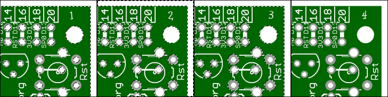 Визуализация платы сделанной в EAGLE с помощью Photoshop image