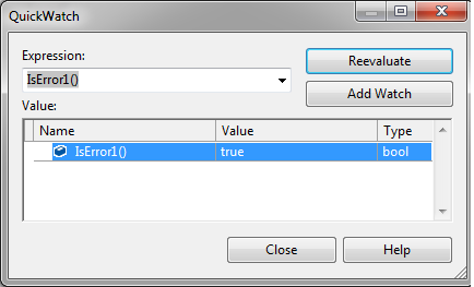 Визуализация «if» в отладчике Visual Studio от BugAid