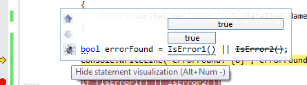 Визуализация «if» в отладчике Visual Studio от BugAid Визуализация «if» в отладчике Visual Studio от BugAid