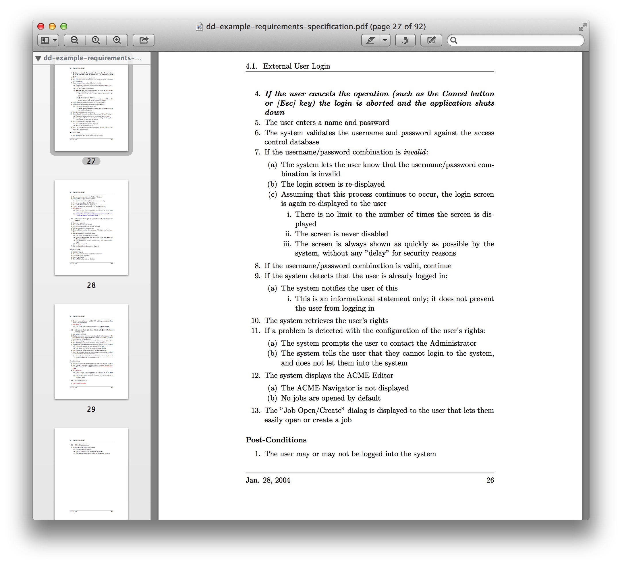 Визуальные спецификации Визуальные спецификации