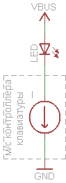 схема включения светодиодов клавиатуры