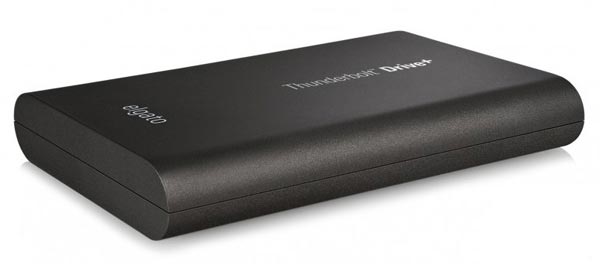 Объем внешнего твердотельного накопителя Elgato Thunderbolt Drive+ равен 256 ГБ