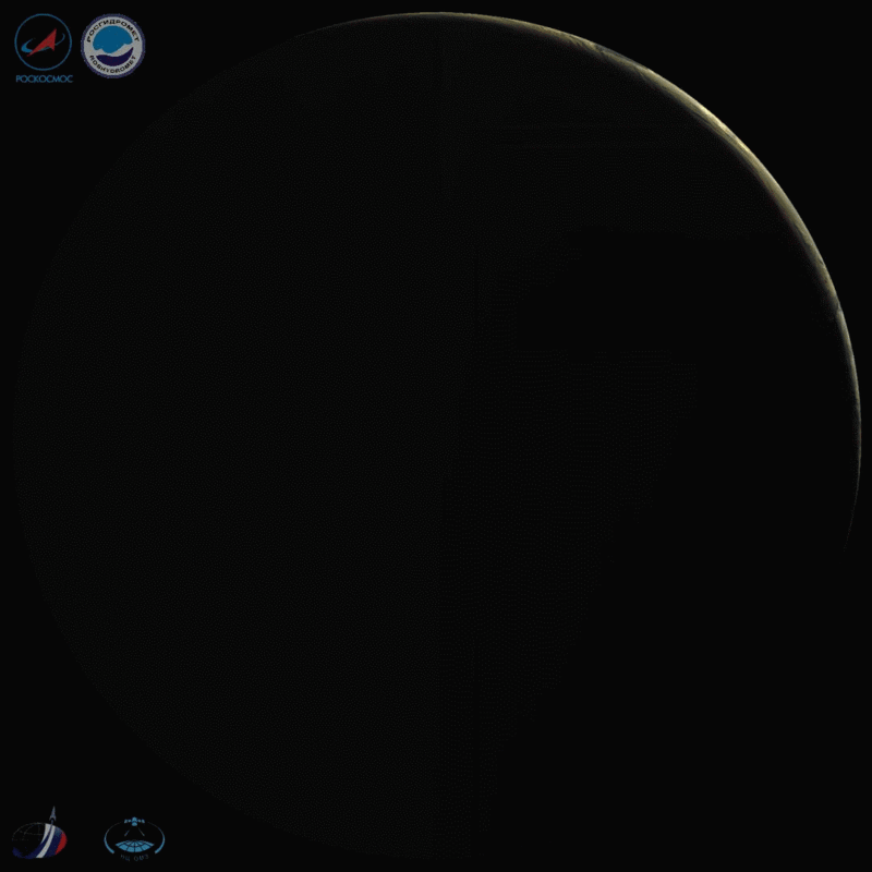 Внезапно: спутник Электро Л снял затмение по нашей просьбе Внезапно: спутник Электро Л снял затмение по нашей просьбе