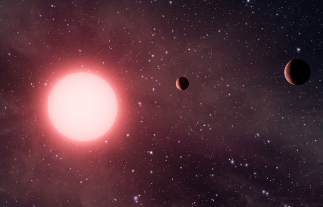 Впервые обнаружена планетарная система с диагональными орбитами планет