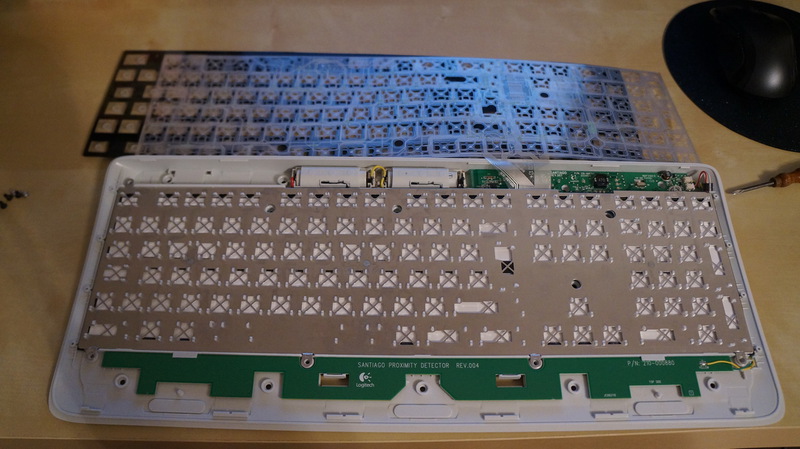 Вскрытие клавиатуры Logitech Illuminated K800