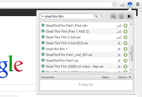 Встречайте, BitTorrent клиент для Google Chrome