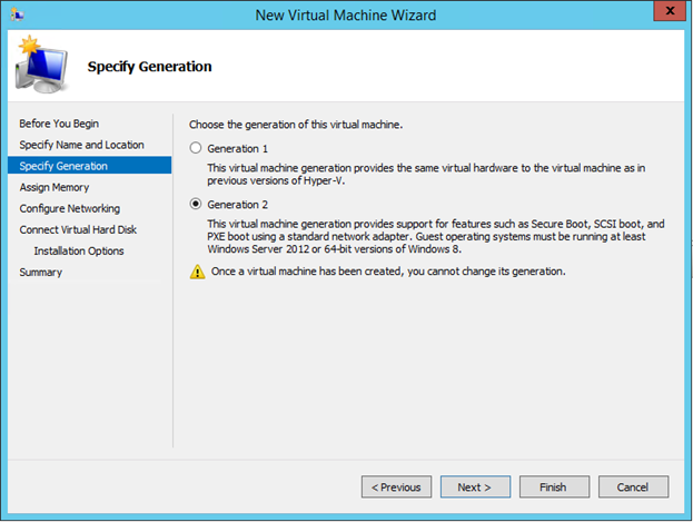 Второе поколение виртуальных машин в Windows Server 2012 R2 image