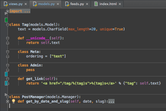 Вышел новый PyCharm 2.7 с поддержкой Django 1.5, улучшенным рефакторингом и автодополнением