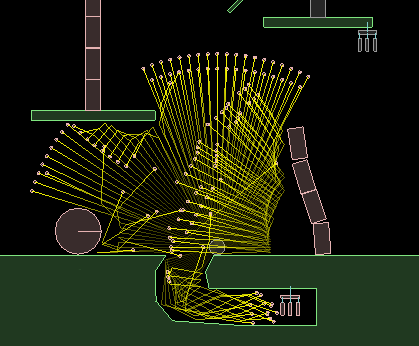 Взрывы в Box2D