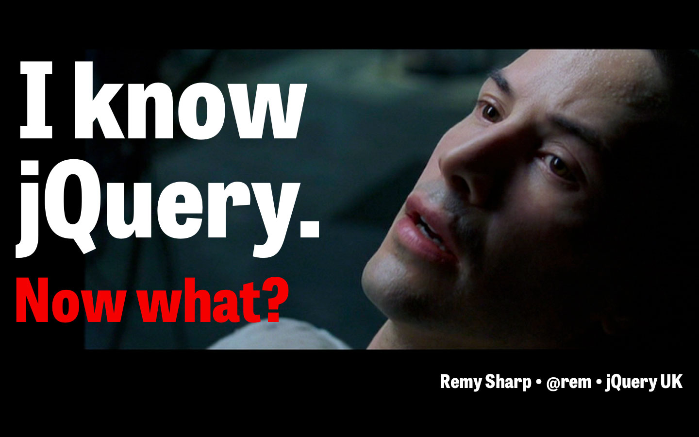 Я знаю jQuery. Что дальше? I know jQuery. Now what?