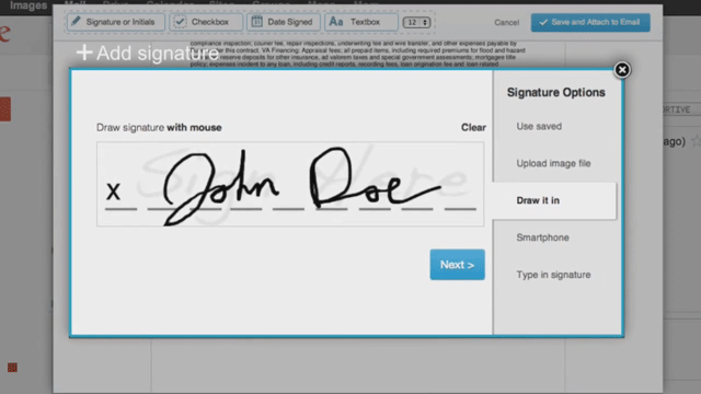 Юридически законная подпись документов, не выходя из Gmail