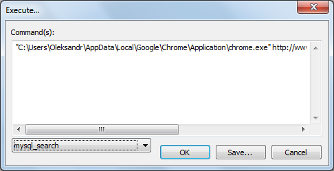 Запуск внешних приложений из Notepad++. NppExec: ускоряем поиск в Интернете и не только… image