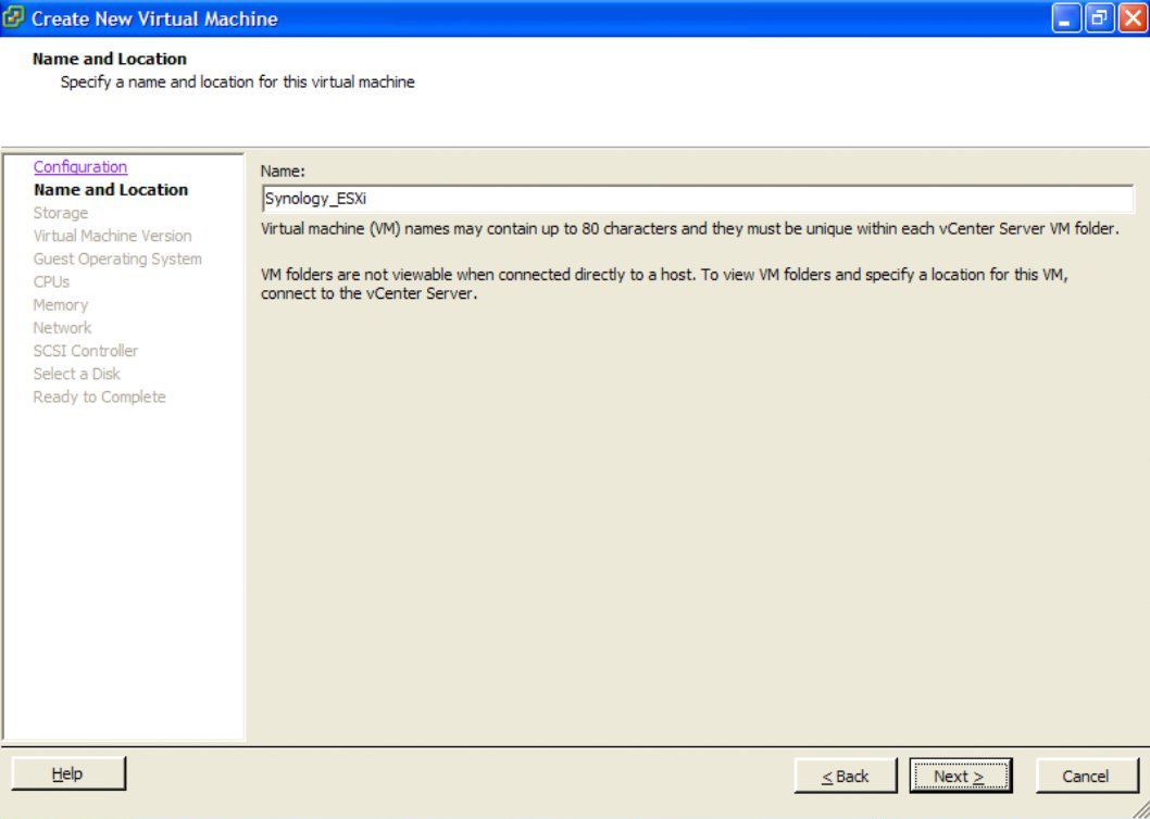 Запускаем Synology на ESXi image