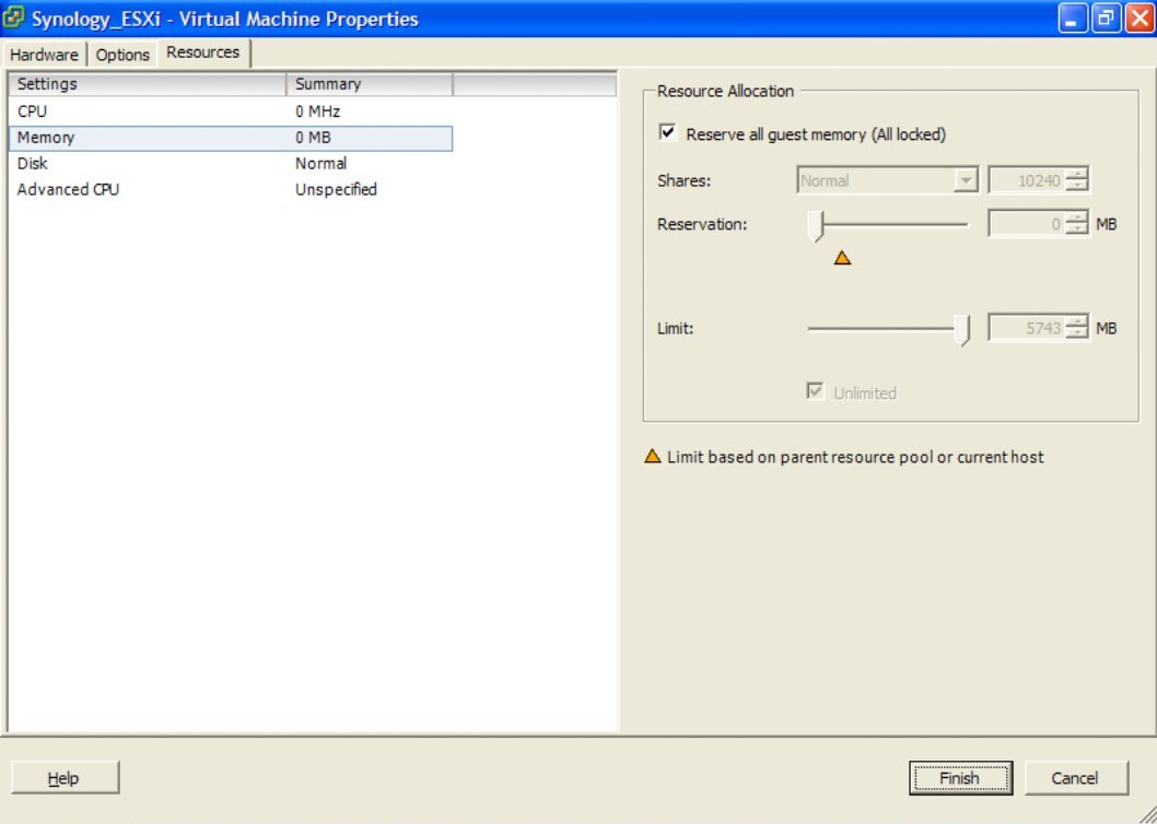 Запускаем Synology на ESXi image