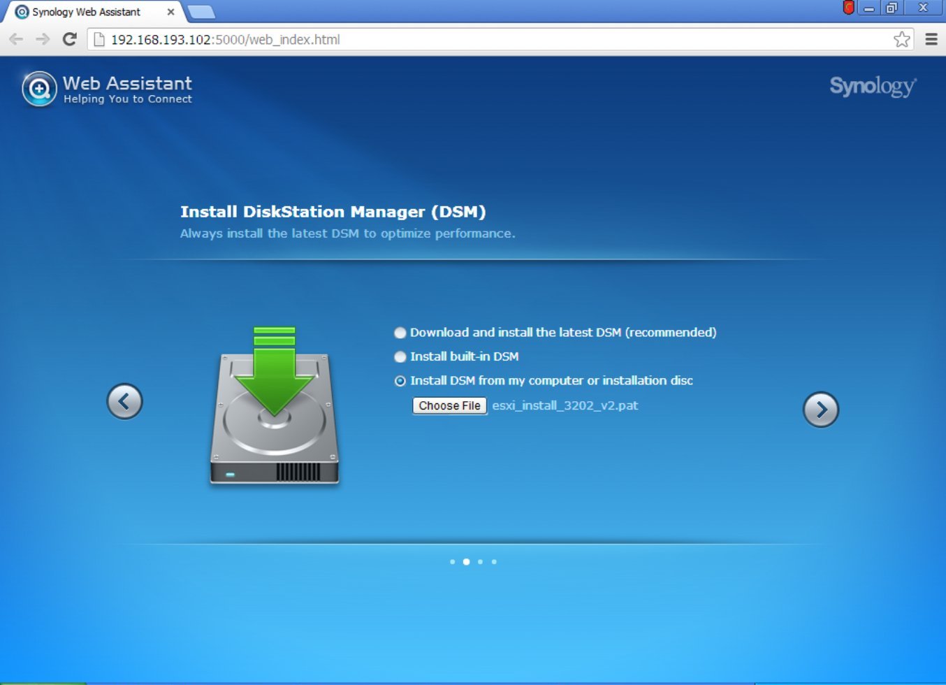 Запускаем Synology на ESXi image