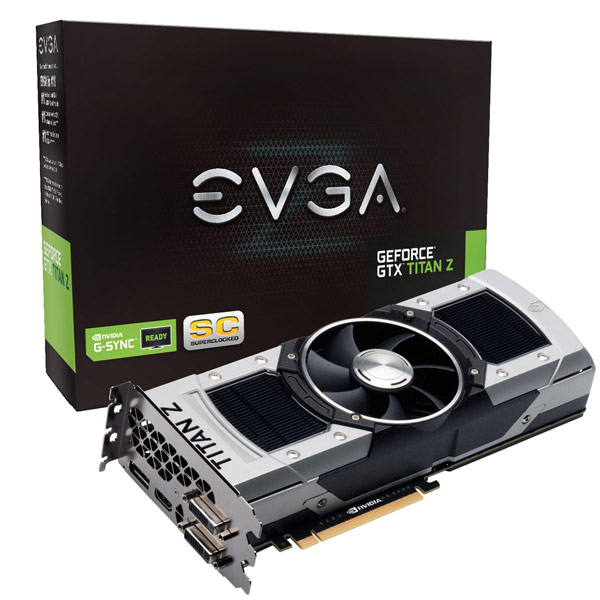 EVGA выпустила три варианта 3D-карты GeForce GTX Titan Z, включая разогнанный вариант с водоблоком