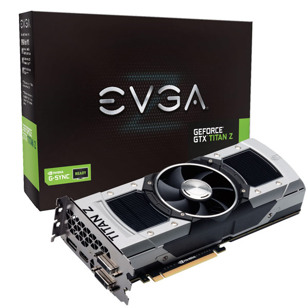 EVGA выпустила три варианта 3D-карты GeForce GTX Titan Z, включая разогнанный вариант с водоблоком