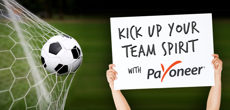 «Kick Up Your Team Spirit» вместе с Payoneer