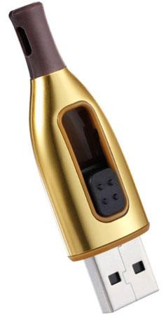 «Флэшка» ADATA DashDrive Choice UC500 — данные в винной бутылке