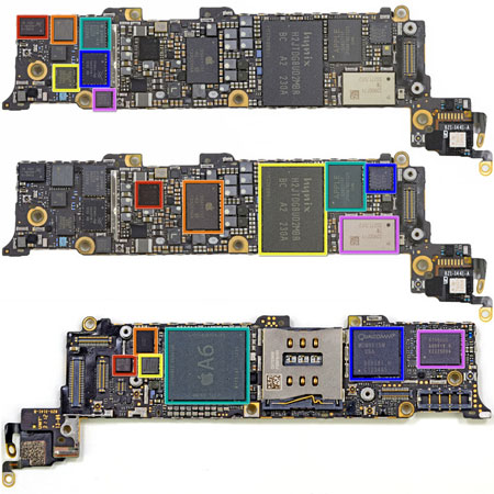 специалисты iFixit разобрали смартфон iPhone 5