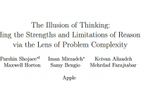 Иллюзия мышления: Почему «думающие» модели на самом деле не думают (и что об этом говорит новое исследование Apple)