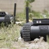Израильская компания General Robotics представила дрон-минитанк, оснащенный короткоствольным оружием