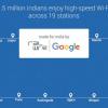 Уже 19 железнодорожных станций Индии могут порадовать клиентов бесплатным покрытием Wi-Fi благодаря Google