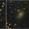Призрачная галактика на 99.99% состоит из тёмной материи и почти не содержит звёзд