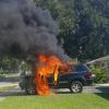 Еще один случай возгорания Samsung Galaxy Note7 привел к уничтожению автомобиля Jeep Grand Cherokee
