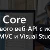 ASP.NET Core: Создание первого веб-API с использованием ASP.NET Core MVC и Visual Studio