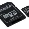 Kingston увеличивает объем карт памяти microSDXC Class 10 UHS-I до 256 ГБ
